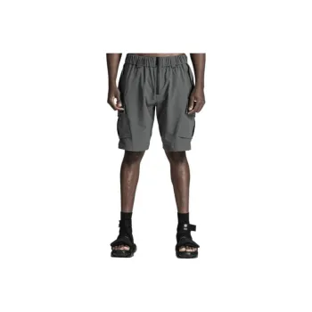 NORVINCY Urban Techwear Badge Cargo Shorts Unisex