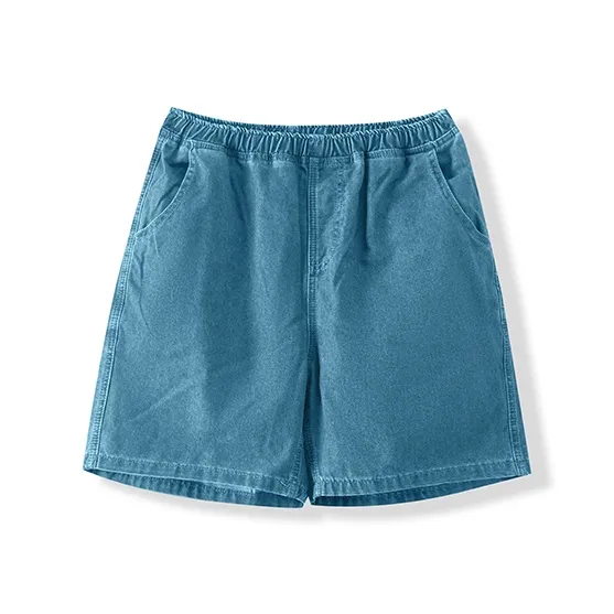 I'm David Denim Shorts Unisex Blue-0