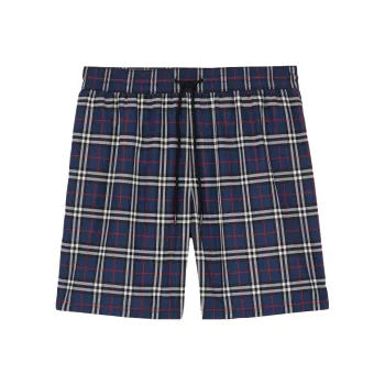Burberry Check Drawcord Swim Shorts