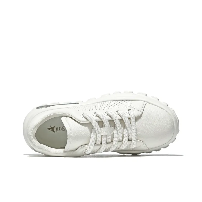 MOERBAI Marshmallow Breathable Height Increase Low Top Casual Shoes Men's-5