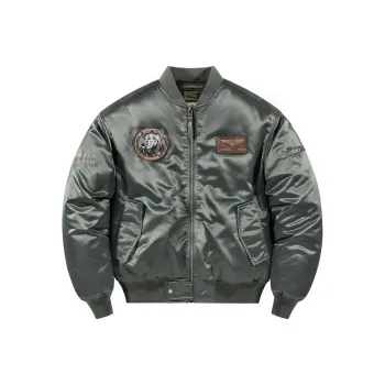 VIP Puffer Jacket Unisex Gray Green
