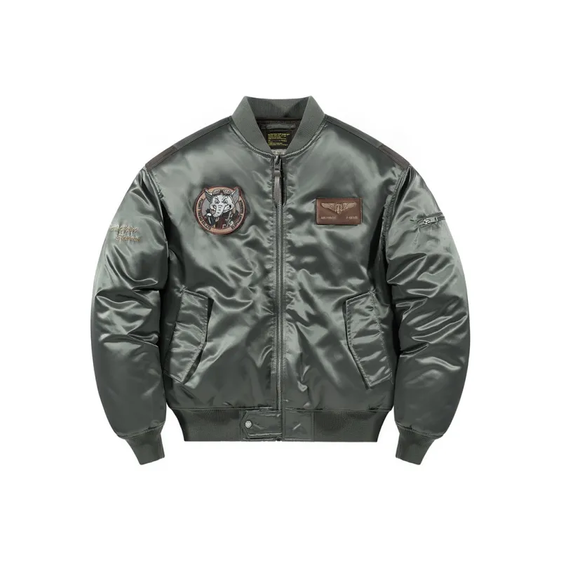 VIP Puffer Jacket Unisex Gray Green-0