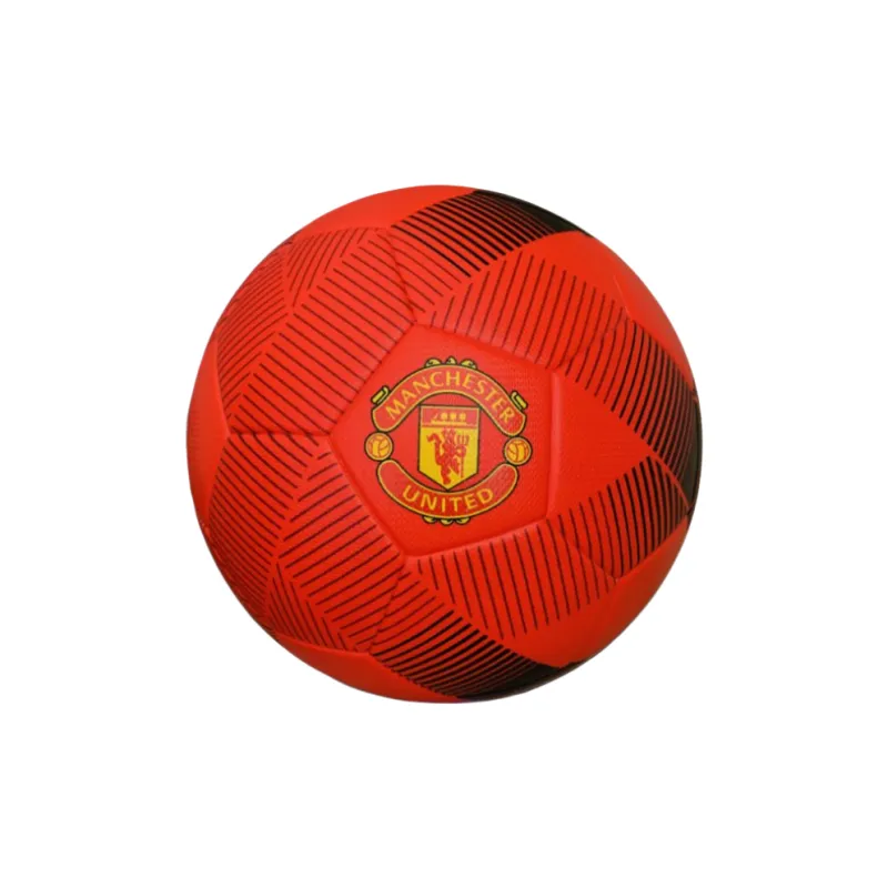 FEIERDUN Size 5 Soccer PU Machine Stitched Soccer Ball Unisex Red-0