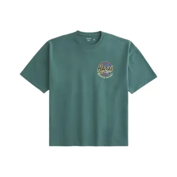 Hollister T Shirts Men Green