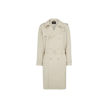 FENDI SS25 Trench Coat Men's Beige