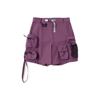 Umamiism Loose Fit Shorts Unisex Dark Purple