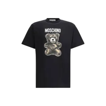 MOSCHINO Teddy Bear Printed Crewneck T Shirt