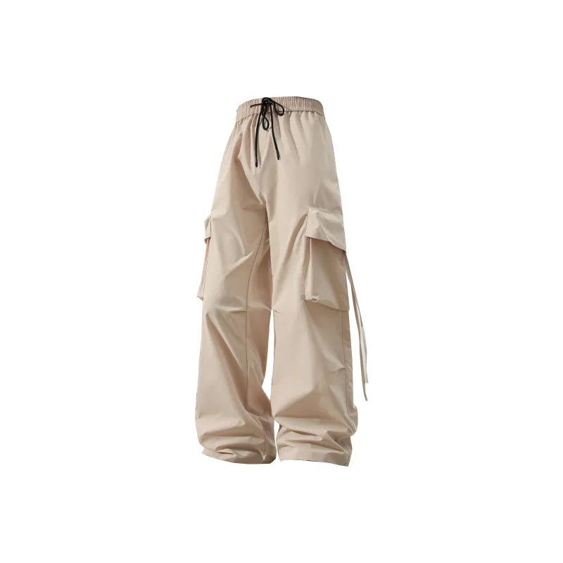 FASTFISH Cargo Pants Unisex Black-3