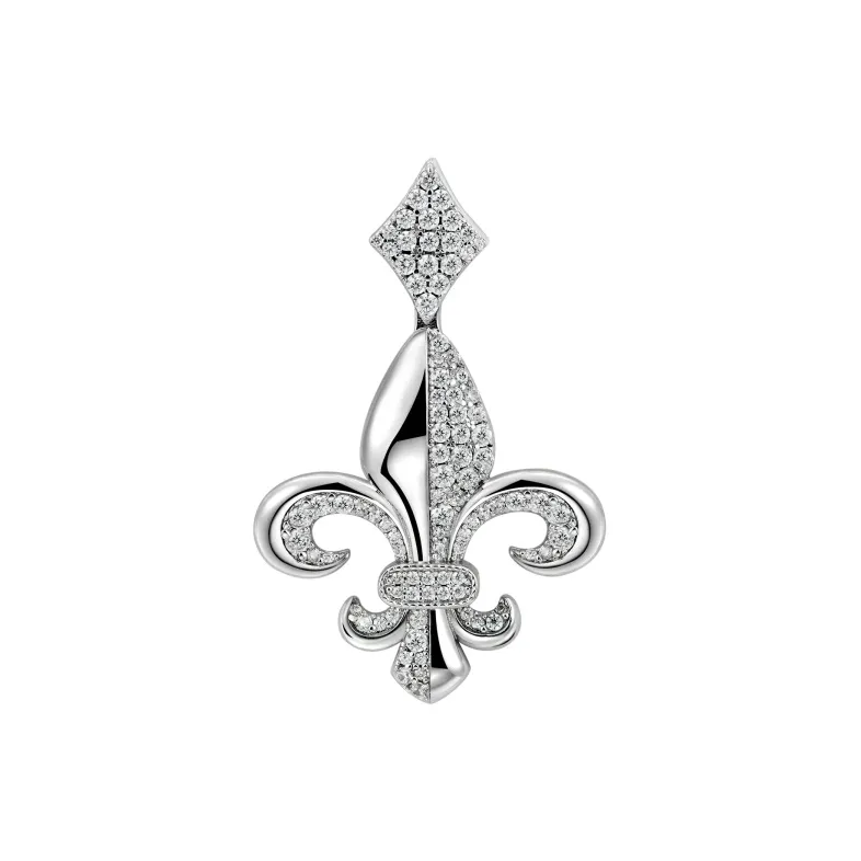 APORRO Iris Niche Patchwork Zircon Elegant Pendant Unisex-1