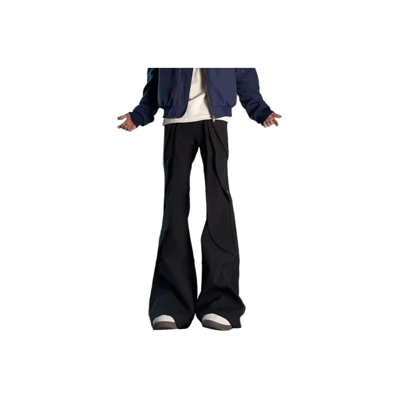 DJ.SPIRIT Casual Pants Unisex Black-0