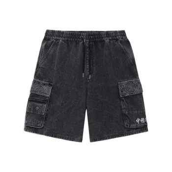 LiNing Denim Shorts Men Black
