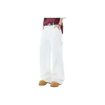 DANGERTIGER Casual Pants Unisex White