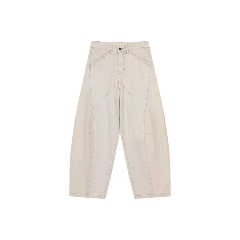 MostwantedLab Casual Pants Unisex Light Khaki-0