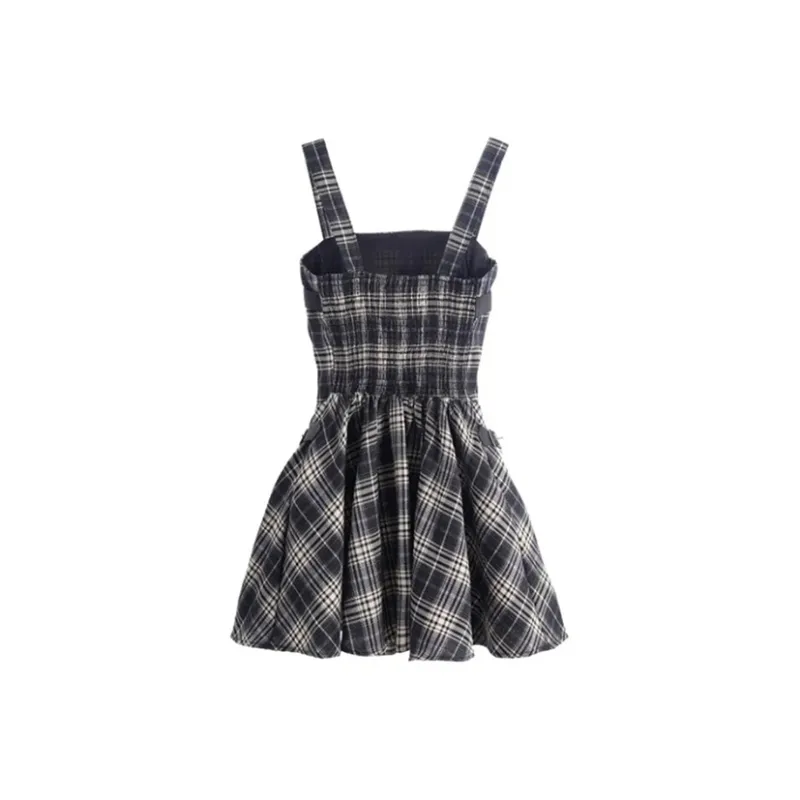 SECFLY OFFICIAL Slip Dress Women's Navy Blue-1