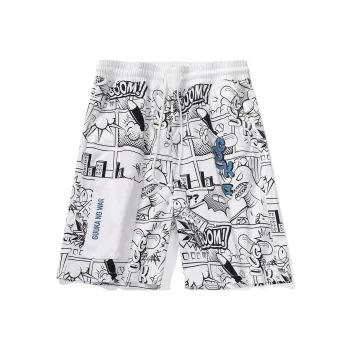 Guuka Casual Shorts Unisex White