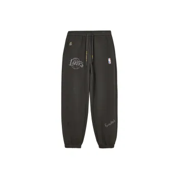 JACK JONES· x NBA Knitted Sports Pants Men's Black Sandy