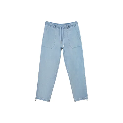 JACK JONES· Pants Jeans Pants Men's Light Blue