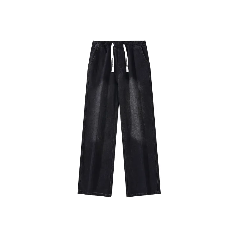 WARNING LIGHT Jeans Unisex Vintage Blue-7