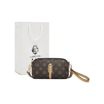 Old Man's Head Synthetic Leather Crossbody Bag Regular Women's Coffee
