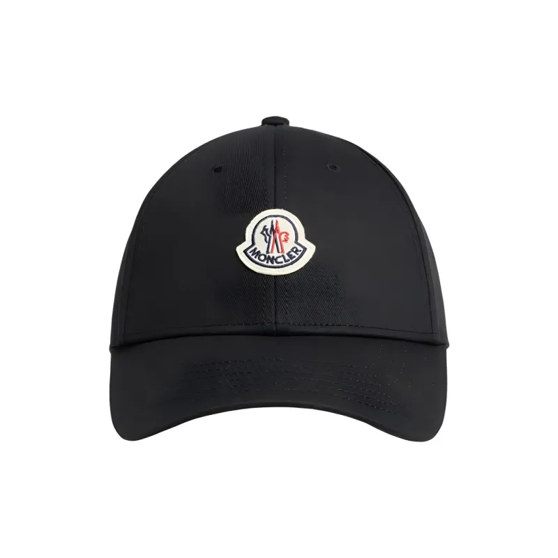 Moncler Logo Patch Curved Peak Cap-0