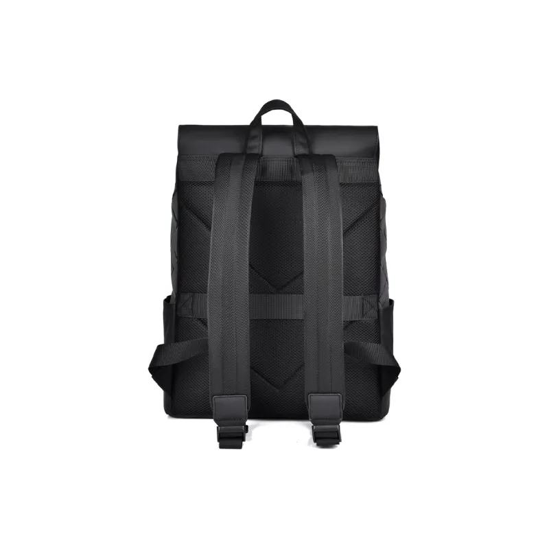 ROBINHOOD Oxford Backpack Regular Men's Black/Gray/Dazzling Color-3