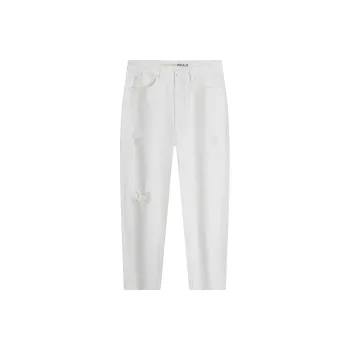 FAIRWHALE Jeans Unisex Raw White