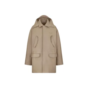 DIOR SS25 Leather Jacket Men's Brown