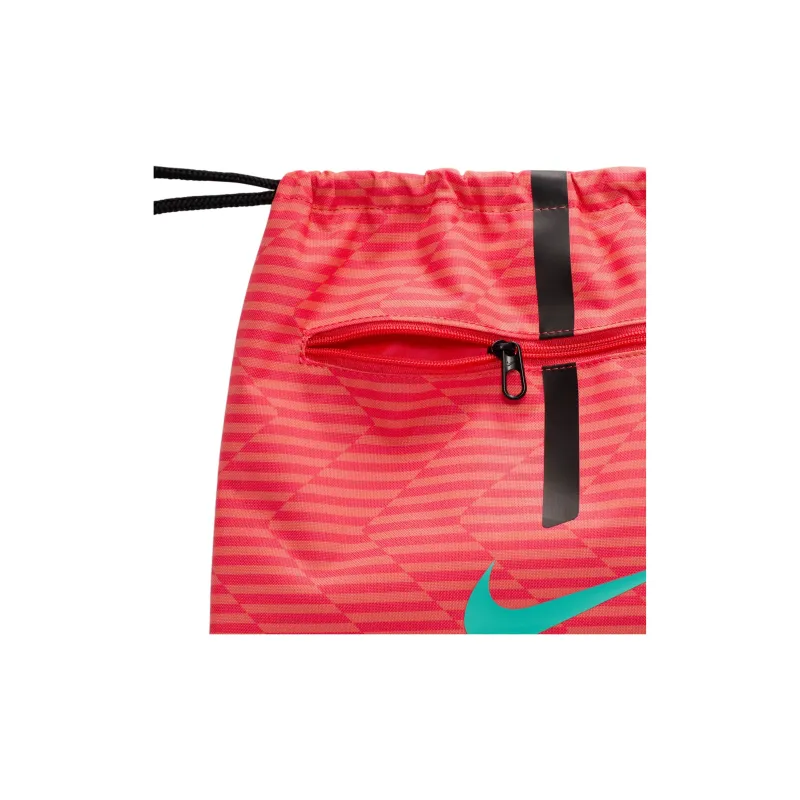 Nike Academy Polyester Backpack Regular Unisex Red & Black & Aurora Green-2