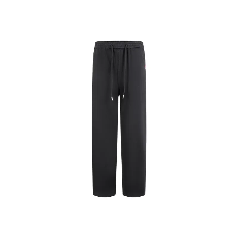Hansca Wide Leg Hip Hiding Leg Lengthening Straight Fit Jeans Men's-17