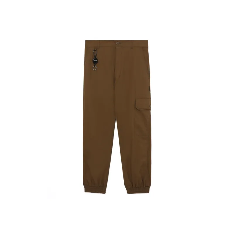 Izzue Hook attachment Stretch cotton Trousers-0
