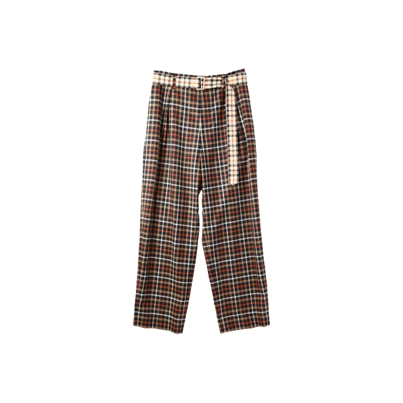 CULLNI x DAKS LONDON FW24 Casual Pants Unisex Black Multicolor-0