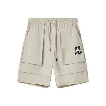 FILA Casual Shorts Men Light Bright Khaki