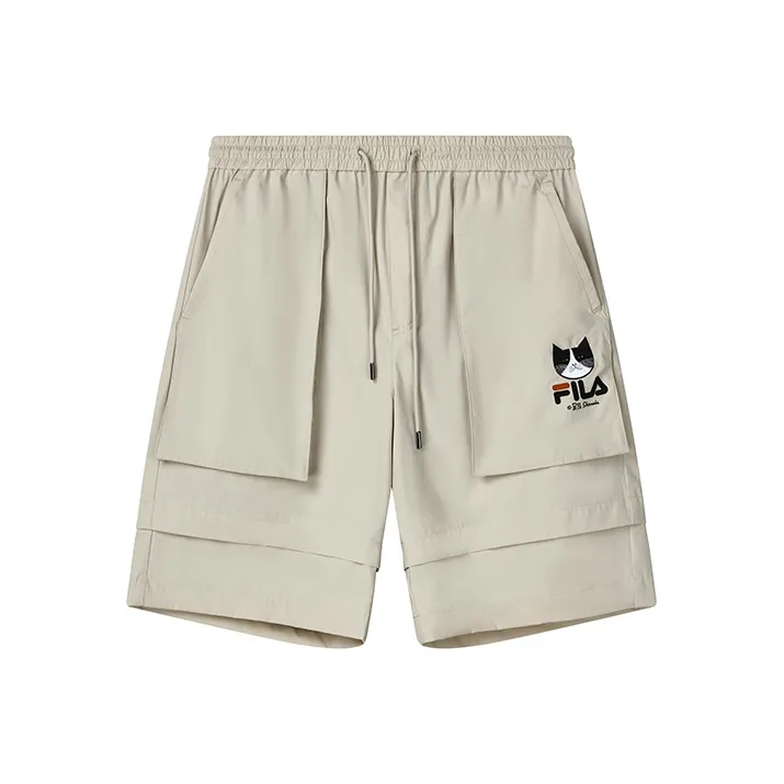 FILA Casual Shorts Men Light Bright Khaki-0