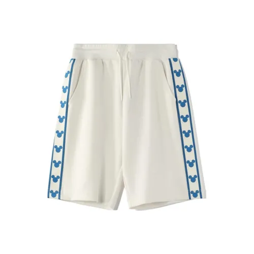 LiNing x Disney Casual Shorts Men's Champagne White