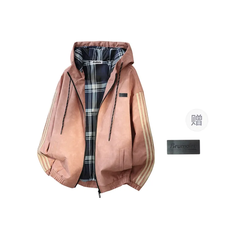 BRUMAIRE Leather Jacket Unisex Dark Gray-2