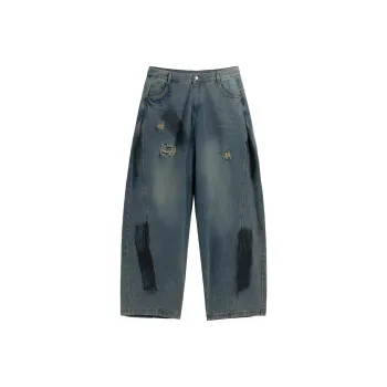 ZMOH Jeans Unisex Blue