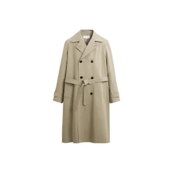 ZARA Trench Coat Men's Dark Taupe