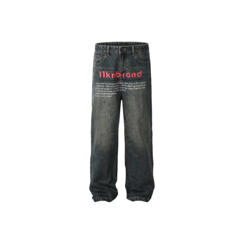 GBXM Jeans Unisex Vintage Blue-0