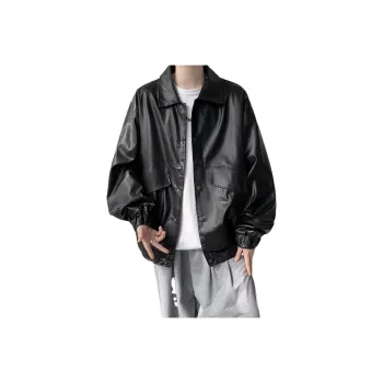 TIMD Leather Jackets Unisex Black