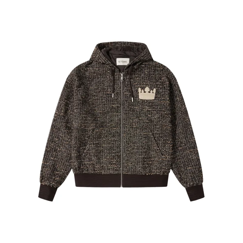 GF Ferré Jackets & Coats Unisex Brown With Print-0