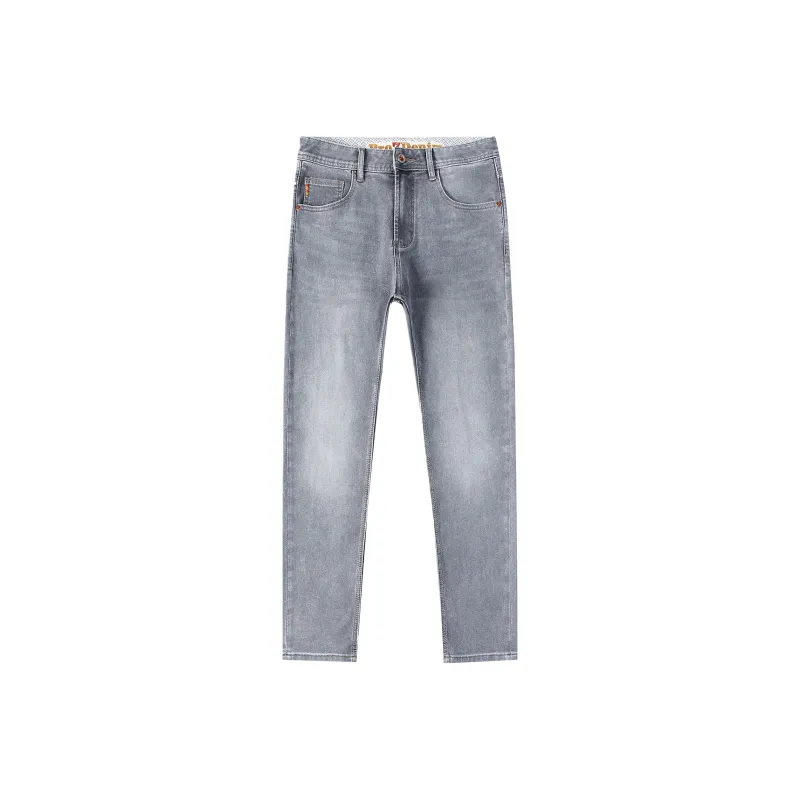 Devanro Jeans Men's Gray Ankle Length Pants-6