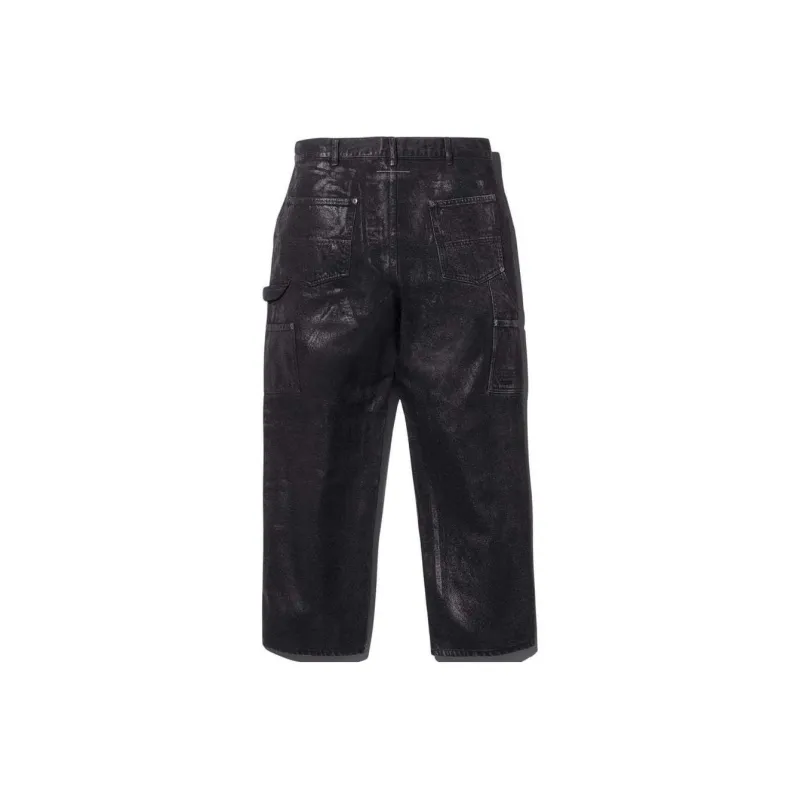 Supreme X MM6 Maison Margiela Foil Double Knee Painter Pant Black 