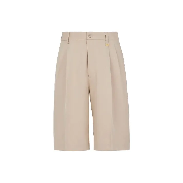 FENDI Casual Shorts Men's Beige-0