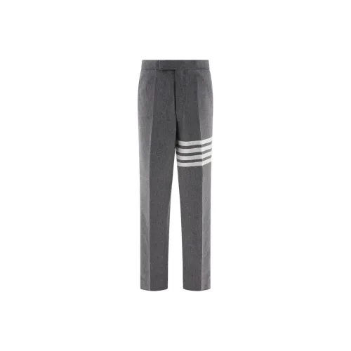 THOM BROWNE 4 Bar Stripe Detailed Flannel Trousers