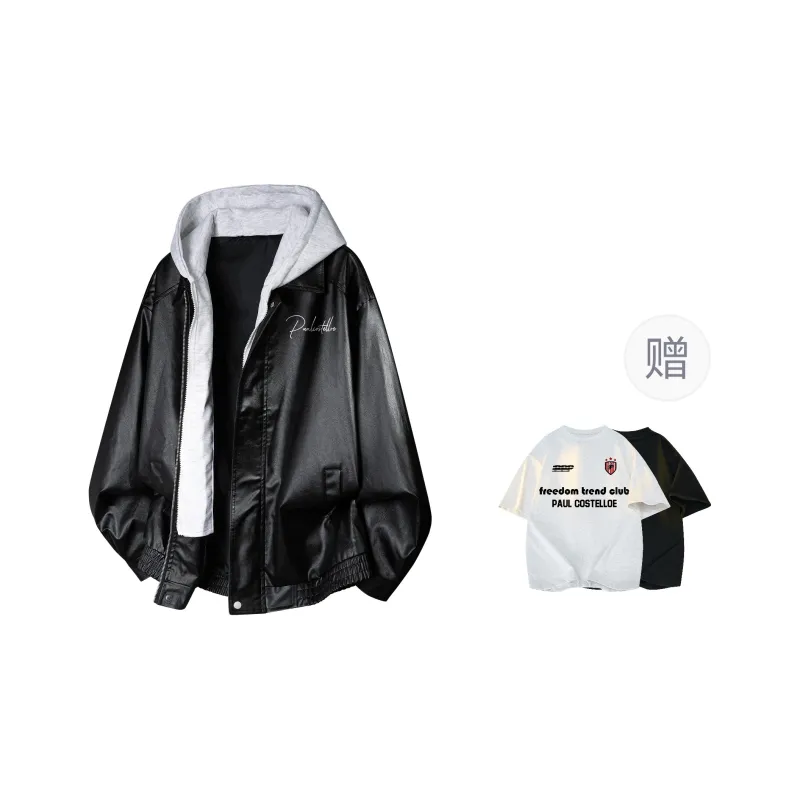 PAUL COSTELLOE Leather Jacket Unisex-8