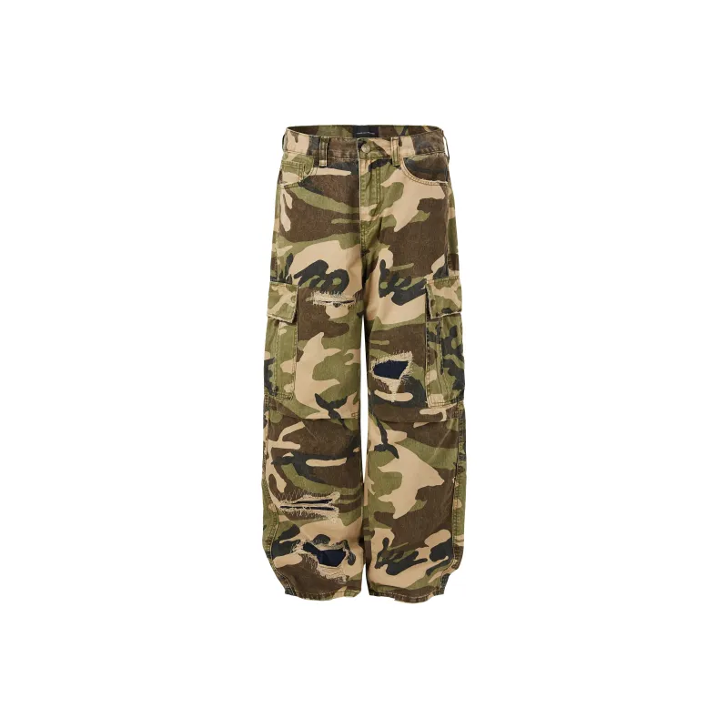 MADE EXTREME Casual Pants Unisex Camouflage-0