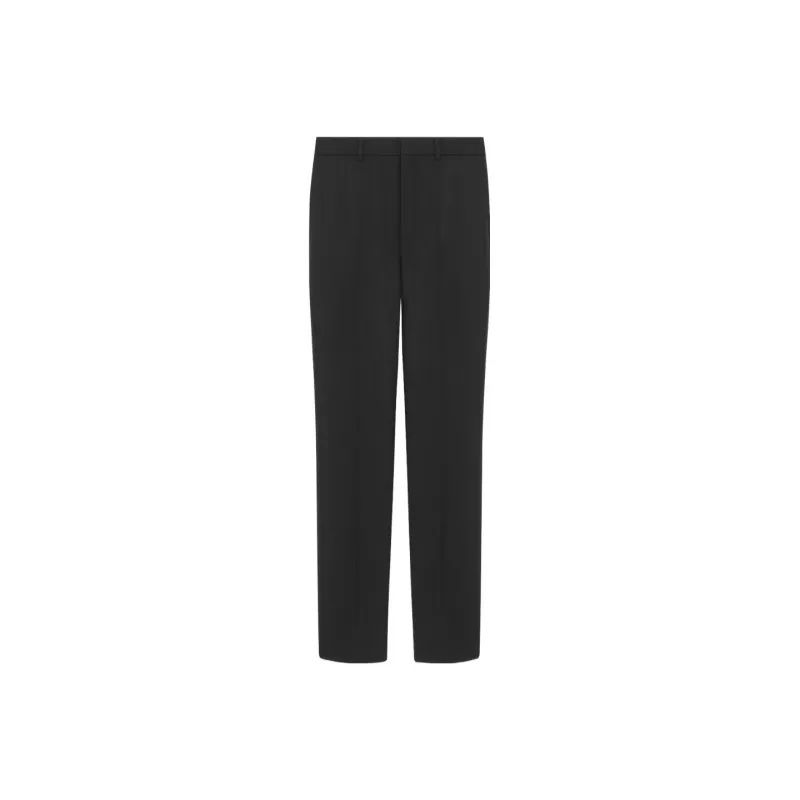 SAINT LAURENT Straight Leg Pinstripe Trousers-0