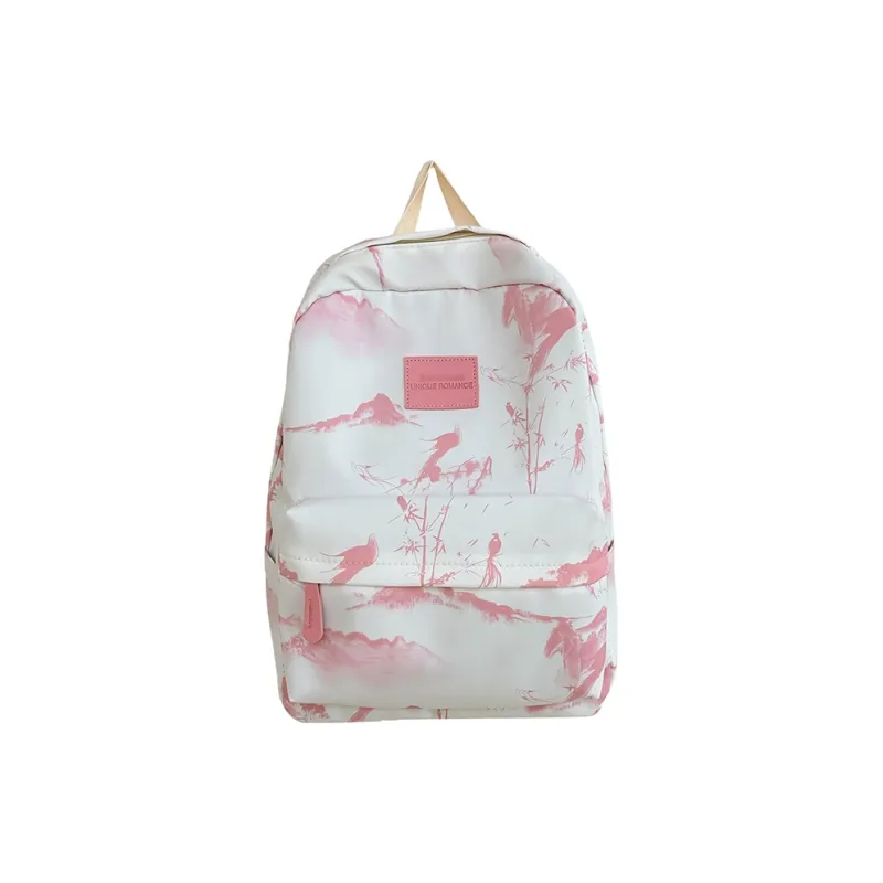 Alcohol Dragon Nylon Backpack Unisex Multicolor-15