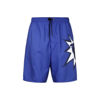 VERSACE Casual Shorts Men Royal Blue