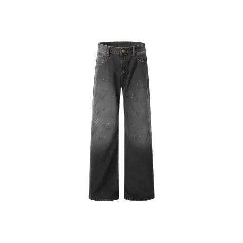 GBXM Jeans Unisex Black Gray Color